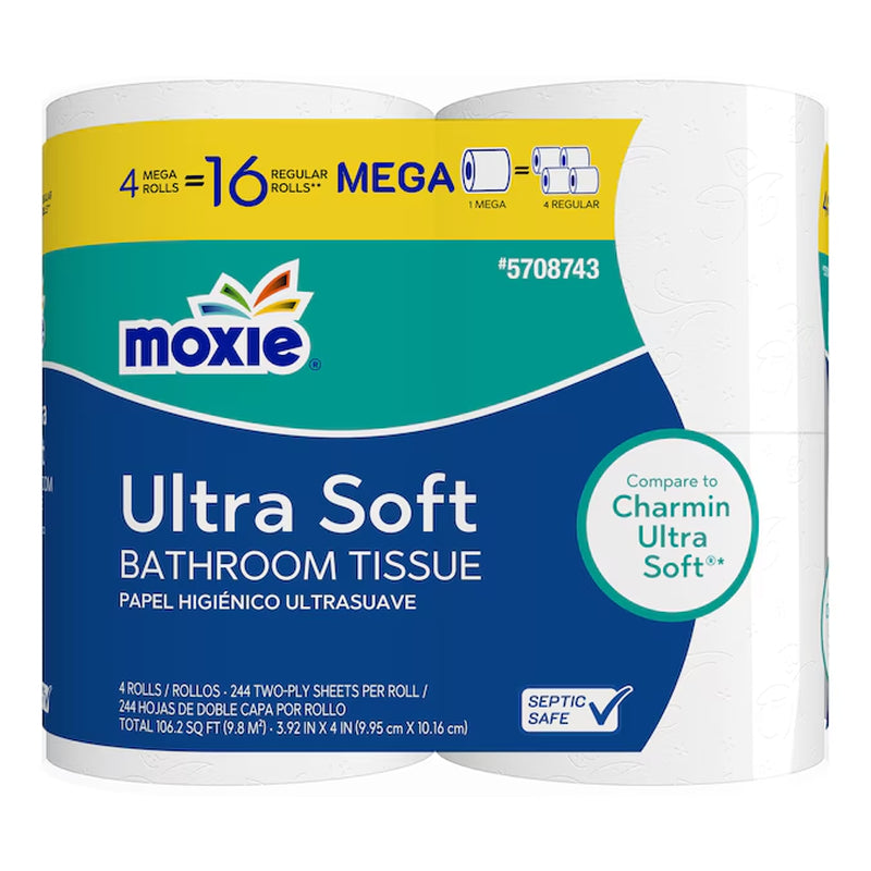 4-Pack 2-Ply Toilet Paper